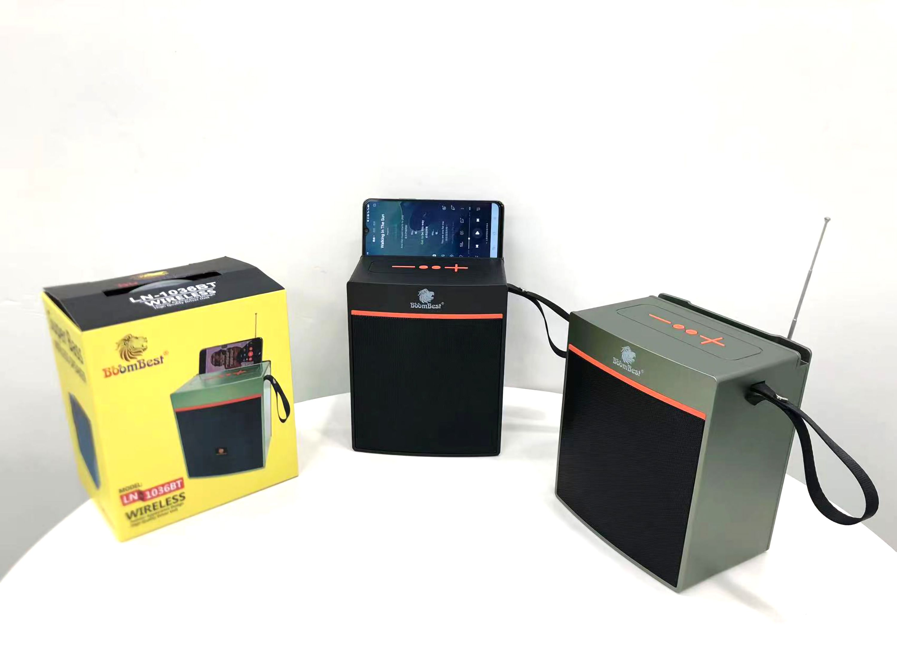 BoomBest LN‑1036BT Bluetooth Speaker (portable, Super Bass)