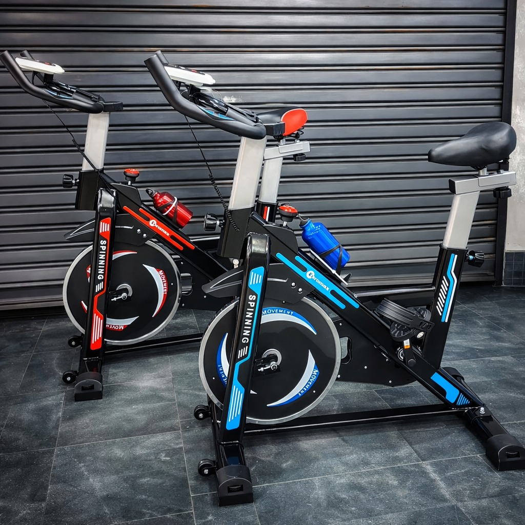 EUROMAX Heavy-Duty Spin Bike – Premium Indoor Cycling Trainer for Cardio & Strength