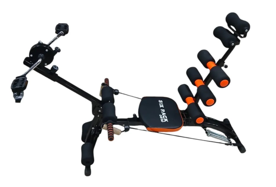 Six Pack Care / Seven Pack Abdominal Exercise Machine – Multifunctional Home Gym Trainer with Pedals