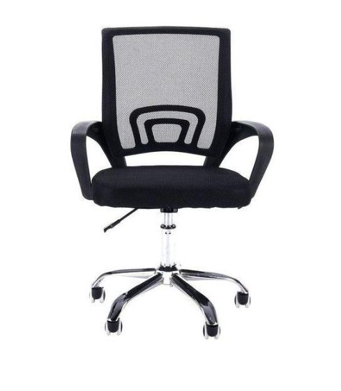Secretarial Mesh Office Chair – Ergonomic Fabric Seat with Lumbar Support & Adjustable Height